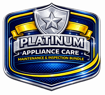 Platinum Appliance Care maintenance and inspection bundle badge