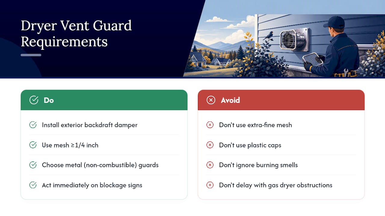 What Building Codes Require for Vent Guards — overview diagram