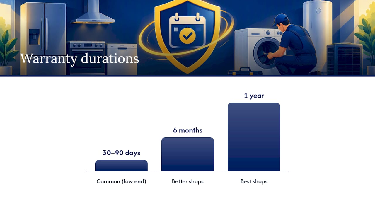 What a Parts-and-Labor Warranty Actually Covers — overview diagram